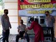Ratusan Anggota Polres Batang Divaksin