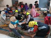 Urkes Polres Pekalongan Laksanakan Bakti Kesehatan pada Korban Banjir