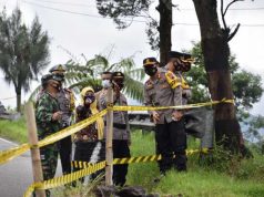 Kapolres Wonosobo Cek Lokasi Retakan Tanah di Tieng