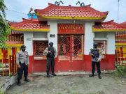 Bersenjata Lengkap, Polsek Cepu Patroli Kelenteng Jelang Imlek