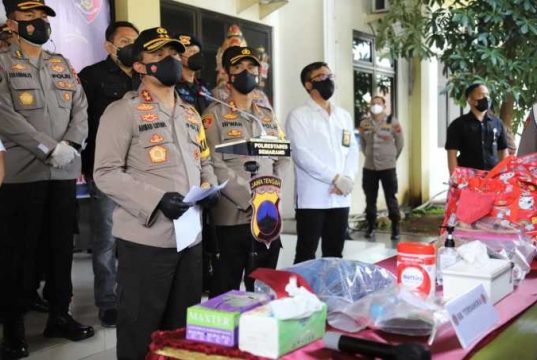 Satreskrim Polrestabes Semarang Ungkap Kasus Mayat dalam Lemari
