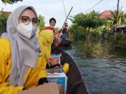 Ikatan Istri Partai Golkar Bantu Korban Banjir di Jateng