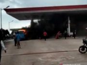 Kebakaran SPBU Menelan Korban Seorang Anak Meninggal