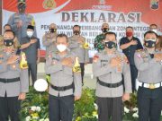 Polres Demak Deklarasikan Pencanangan Pembangunan Zona Integritas Menuju Wilayah Bebas Korupsi