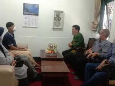 Afif Nurhidayat Lapor ke Ketua RT 06 dan RW 15 Kampung Lingkungan Pendapa Bupati Wonosobo