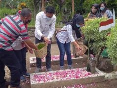 Wartawan Magelang Ziarah ke Makam Mantan Menpen Boedihardjo