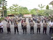 Seluruh Kepala Poskamling di Kabupaten Magelang Apel di Mapolres