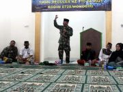 Satgas TMMD Gelar Pengajian Isra Mi’raj, Polres Wonogiri Memberikan Penyuluhan Hukum