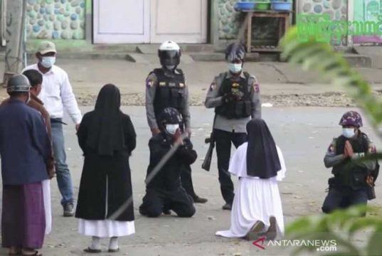Tentara Myanmar Gunakan Taktik Tempur Lawan Protes