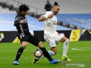 Marseille hanya Imbang 1-1 Lawan 10 Pemain Lyon