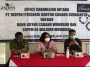Tingkatkan Kerjasama, PT. Taspen adakan Pelatihan Office Channeling dengan Bank Jateng”