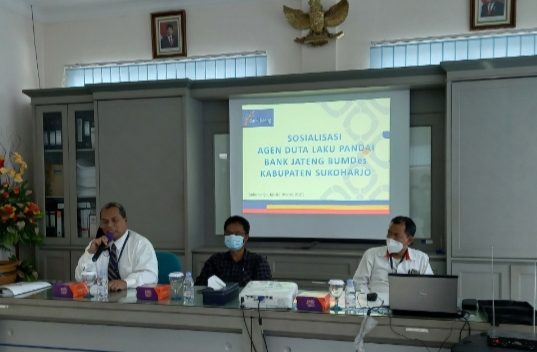 Bank Jateng Gandeng Bumdes Sukoharjo Untuk Tingkatkan Pelayanan Duta Laku Pandai Bank Jateng