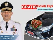 Mulai April, Pengantin di Kebumen Boleh Pinjam Mobil Sedan AA 1 D