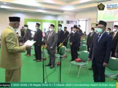 Unissula Lantik 51 Pejabat Struktural