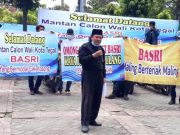 Kehadiran Ketum GNPK RI di Polres Tegal Kota Disambut Spanduk Makian