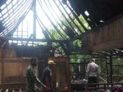 Konsleting Listrik, Rumah Warga di Desa Nampu Terbakar Sebagian
