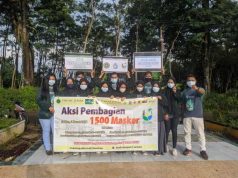 50 % Warga Tak Bermasker, Ini Cara Mahasiswa Unisnu Edukasi Warga