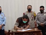 Polrestabes dan Pemkot Semarang Lakukan MoU Penanganan Lakalantas
