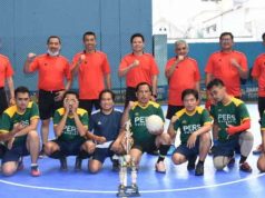 Tim Futsal Forum BUMD Juarai Eksibisi Trofeo Futsal HPN PWI Wonosobo