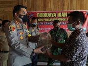Polres Grobogan Membantu Bibit Lele kepada Kelompok Jamu Gendong Sindurejo