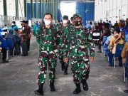 Danrem 074/Warastratama Tinjau Pelaksanaan Vaksinasi Covid-19 Bagi Purnawirawan TNI