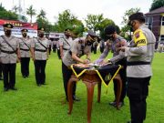 Kapolres Batang Pimpin Sertijab Lima Perwira