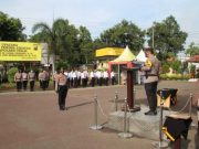 Kapolres Tegal Pimpin Upacara Serah Terima Jabatan Wakapolres