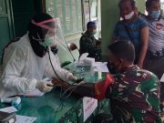 Prajurit TNI Kodim 0710/Pekalongan Lakukan Vaksinasi Covid-19 Selama Dua Hari