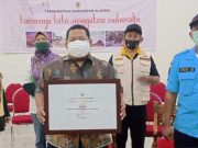 Relawan Klaten Terima Penghargaan BNPB