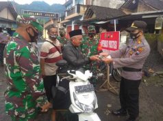 Muspika Windusari Lakukan Bimbingan Penyuluhan dan Bagikan Masker