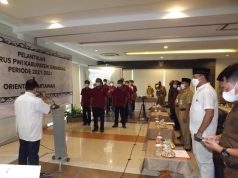 Pengurus PWI Kabupaten Semarang Dilantik, Amir Machmud Ajak Bangun Kompetensi dan Profesionalitas