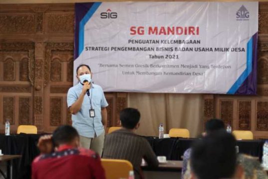 Pengelola BUMDes Binaan Semen Gresik Terima Diklat Strategi Pengembangan Bisnis