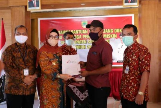 Bank Jateng Cabang Sukoharjo Bagikan Uang Duka Pemkab Sukoharjo