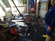 Usai Masak dengan Tungku Kayu, Rumah Warga Alian Terbakar