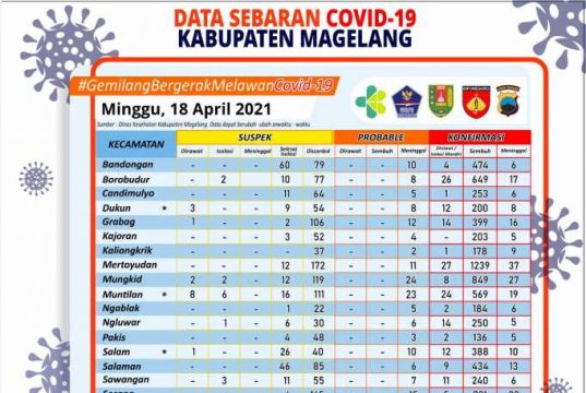 Covid-19 di Kabupaten Magelang, Suspek Dirawat 24 Orang