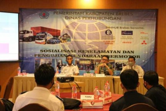 Dukung Pemberantasan Kendaraan ODOL, Dishub Brebes Lakukan Sosialisasi