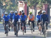 Wali Kota Salatiga bersama Danrem Makutarama Gowes Bareng, Tonton Cuplikan Videonya