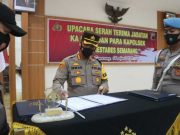 Kapolrestabes Semarang Pimpin Sertijab Para Kapolsek Jajaran