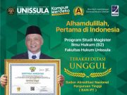 Dengan Nilai 366, Magister Ilmu Hukum Unissula Raih Akreditasi Unggul