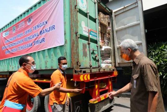 Gubernur Jateng Buktikan Janjinya untuk Korban Bencana NTT, Apa yang Diberikan?