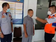 Satpel Terminal Mendolo Wonosobo Lakukan Rapid Test Antigen bagi Kru Bus dan Penumpang