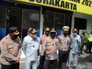 Kakorlantas Polri Cek Kesiapsiagaan Pospam di Solo