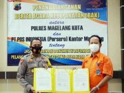 Polres Magelang Kota Gandeng Kantor Pos, untuk Kirim Bukti Tilang Elektronik