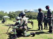 Taruna Tingkat II Akmil, Latihan Menembak Senapan Otomatis dan Senapan Mesin Sedang
