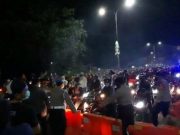 Polisi Tambah Ratusan Personel di Titik Sekat Bekasi