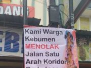 Muncul Spanduk Penolakan Jalan Searah di Sutoyo dan Kusuma