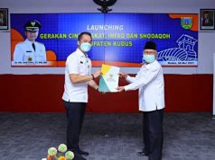 Bupati Kudus Launching Gerakan Cinta Zakat Infaq dan Shodaqoh