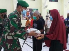 Dandim Magelang Salurkan Zakat Fitrah
