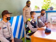 Tim Dokkes Polres Blora Cek Kesehatan Anggota Pos Pam OKC 2021