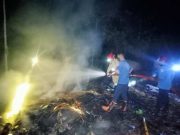 Api Bediang Menjalar ke Jerami, Kandang Sapi Ludes Terbakar